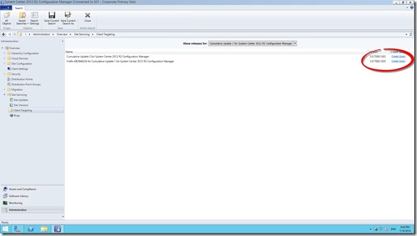 ServiceingManager Client Versions